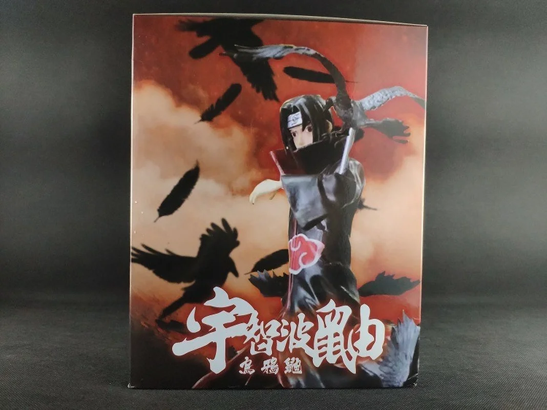 

Anime Peripheral Naruto Akatsuki Uchiha Itachi Crow Statue Palace GK Model Decoration Toys Hand-made Gifts