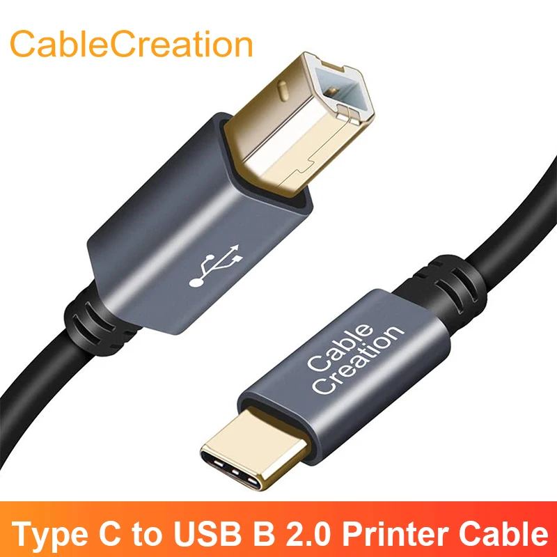 Type c кабель принтер Кабель для принтера CableCreation USB Type-C к B 2 0 MacBook Pro Epson HP Canon Brother Samsung