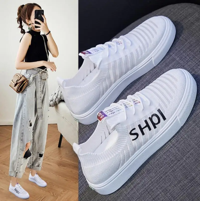 

New listing hot sale summer women Sneakers net Breathable sports shoes DY-353