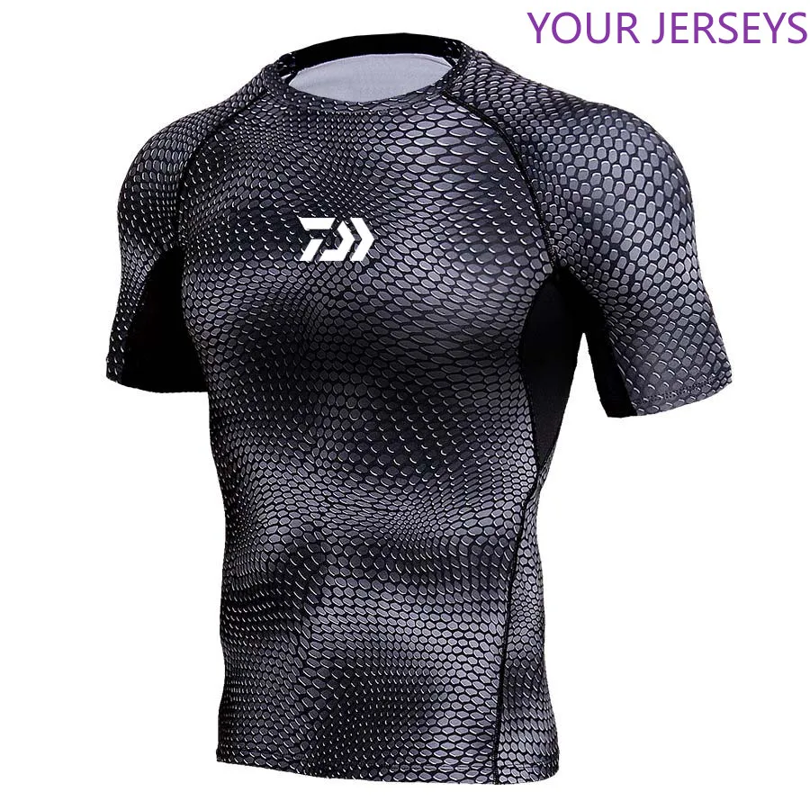 

Fishing Jerseys Sport Shirts Base Layer Thermal Shirt Rashgarda Short Sleeves Quick Drying Fishing Training Top Clothes