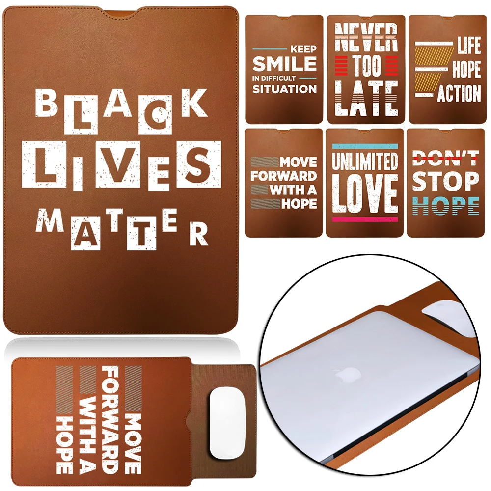 

Laptop Stand Cover for Huawei MateBook D14 D15 PU Leather Sleeve Bag for Notebook MacBook ASUS Acer 11 12 13.3 14 15 Inch Case