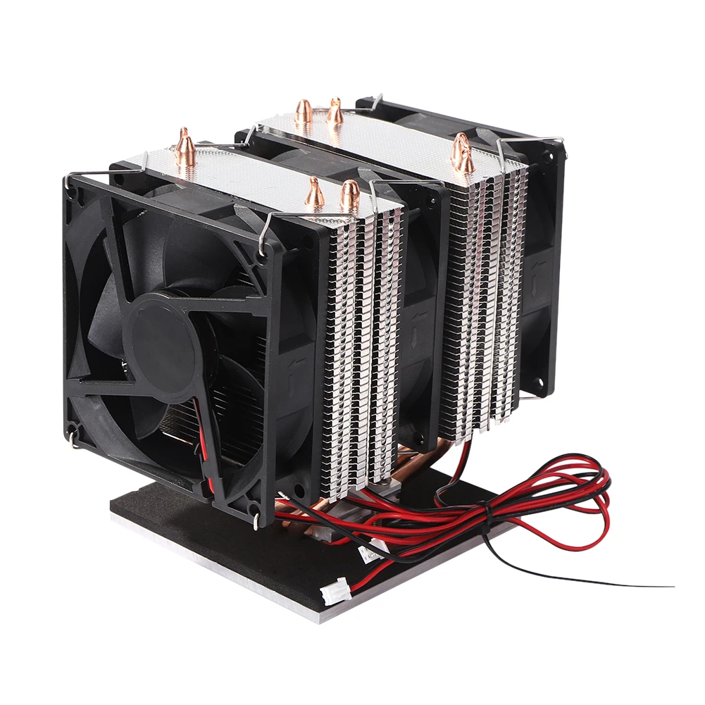 

12V 120W Peltier Chip Semiconductor Cooling Plate Heatsink Fan 4 Heatpipes Refrigerator High Power Computer PC Cooling Board