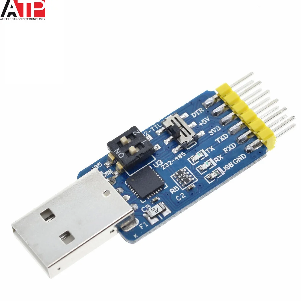 Последовательный преобразователь для модуля коннектора ATP CP2102 USB 2 0 в UART TTL 5PIN STC