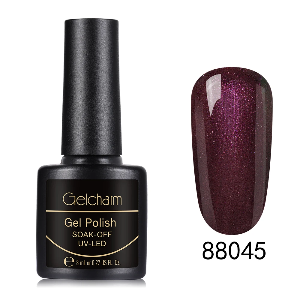 88045 Gelcharm 8 мл сменная серия Гель-лак для ногтей УФ светодиодный отмачиваемый лак для ногтей Блеск для ногтей салон маникюрный лак - Цвет: 88045