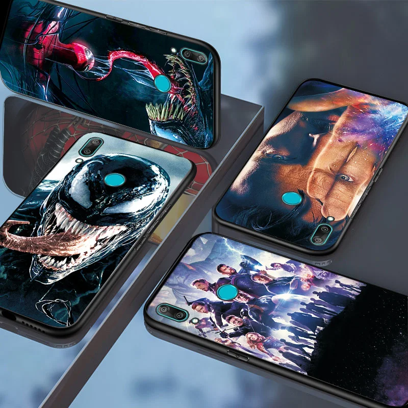 Чехол Marvel Heroes для huawei P Smart Z, черный ТПУ, huawei Y9 Prime, силиконовый чехол s для huawei P Smart