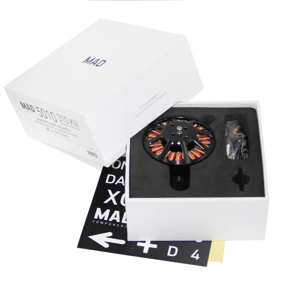 MAD5010 EEE KV200 KV240 KV310 KV370 бесщеточный двигатель для радиоуправляемого дрона БПЛА