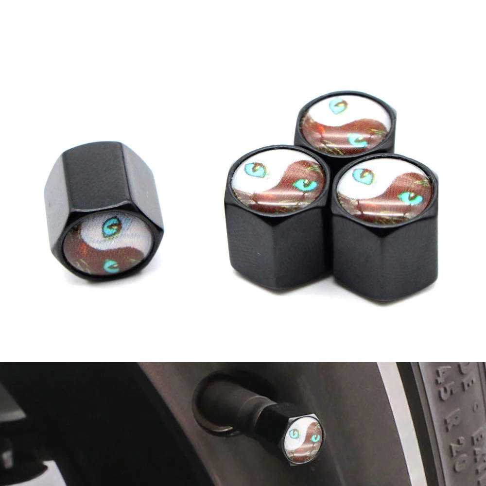 DSYCAR 4 шт./компл. автомобильный Стайлинг цинковый сплав Автомобильная крышка