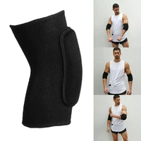 1pair elastic elbow knee support gym fitness sports knitted sponge knee protectors guard brace elbow pads sport safety equipment