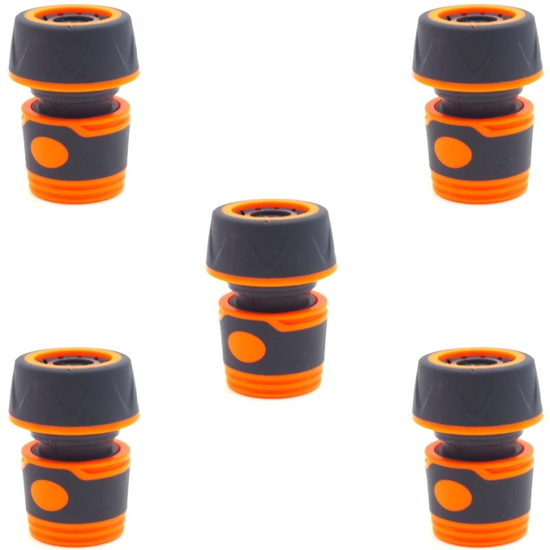 

5 шт. соединитель шланга для мытья автомобиля, соединитель водостопа для 3/4 дюймового шланга для садового лужайки, фитинги для орошения, адап...