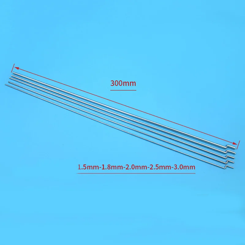5 шт. Запчасти для радиоуправляемых лодок Z-образный нажимной стержень длиной 300