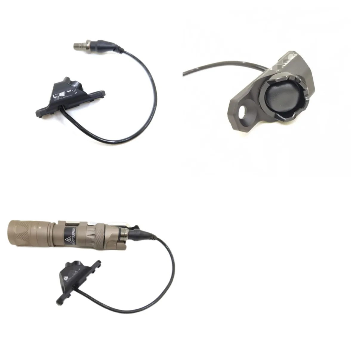 

Тактический фонарик M300 M600 CNC Mouse Tail Wire Switch