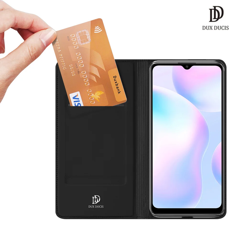 

For Redmi 9A / Redmi 9i (India) DUX DUCIS Skin Pro Series Flip Case Cover Full Protection Steady Stand Card Slot