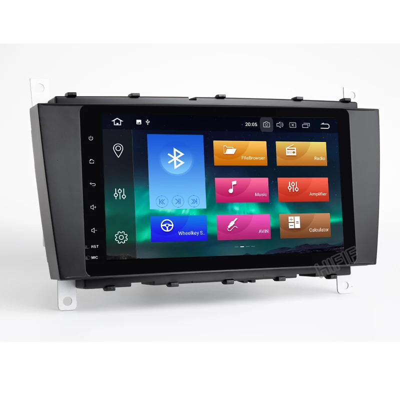 Автомагнитола 2 Din с GPS Android 9 0 автомобильный мультимедийный плеер для Mercedes Benz C Class S