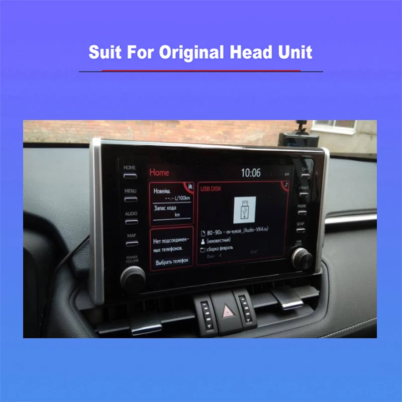 10.1" Android 10.0 Car Radio Autoradio DVD GPS Navigation For Toyota RAV4 RAV 4 2019 Vehicle Audio Multimedia Player Head Unit |
