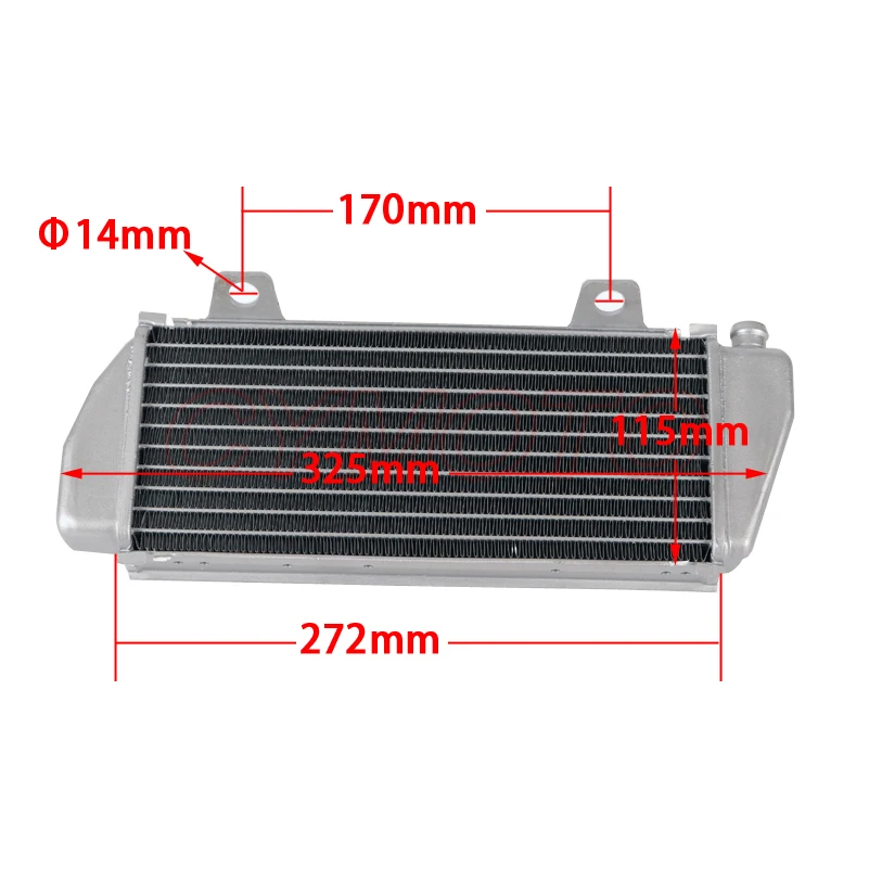 Для KTM SX SXF XC-F XC XC-W 125 150 250 300 350 450 500 2017 2018 мотоциклетный алюминиевый радиатор
