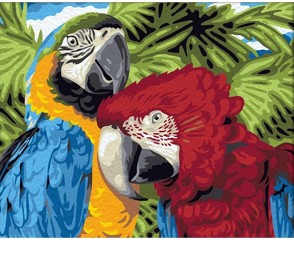 

CraftArtGo картина по номерам животных живопись на холсте Ручная роспись подарок алмазов картина по номерам водопад комплекты, украшение для до...