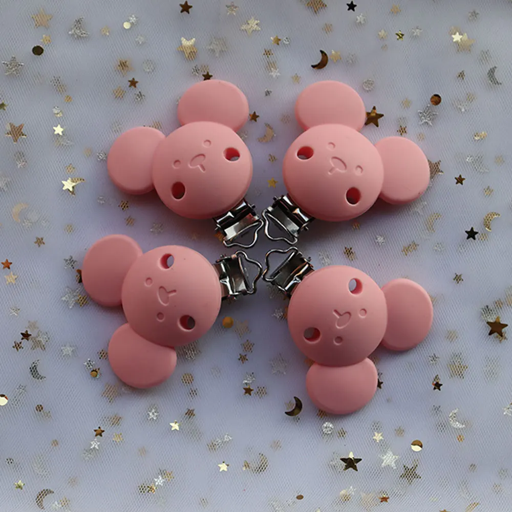 3 шт. Мышь Детские Pacifer зажимы Perle силиконовый Прорезыватель для зубов своими
