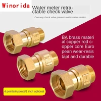 12in 34in check valve vertical household anti idling 1 inch brass horizontal check valve spring check valve connector