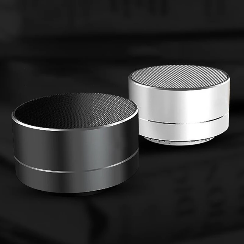 KAPCICE беспроводной bluetooth динамик металлический Мини Портативный subwoof звук с