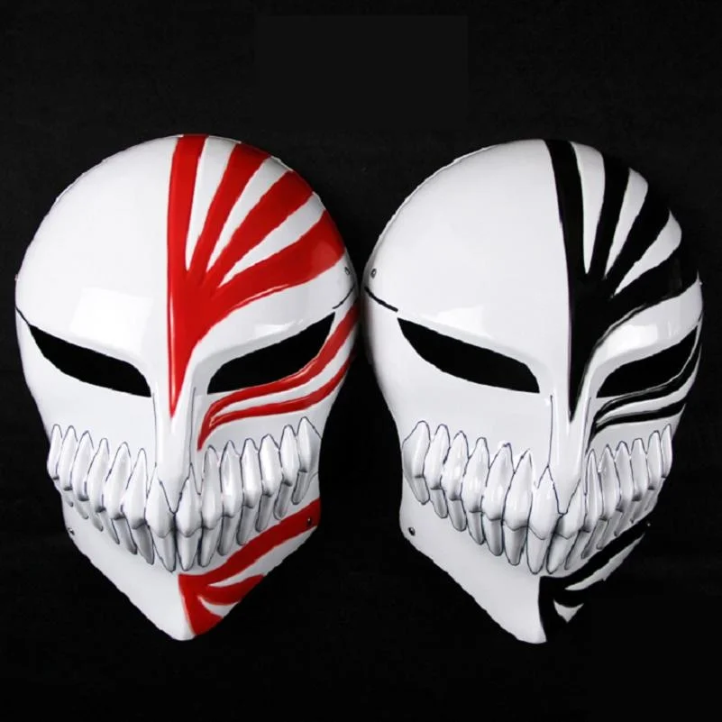 BLEACH Kurosaki Ichigo Tensa Bankai Cosplay Mask Helmet Halloween Party  Prop New