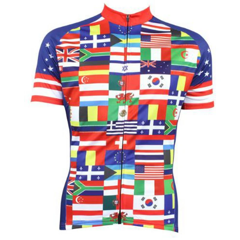 Новинка унисекс летняя футболка с коротким рукавом для велоспорта Мультяшные
