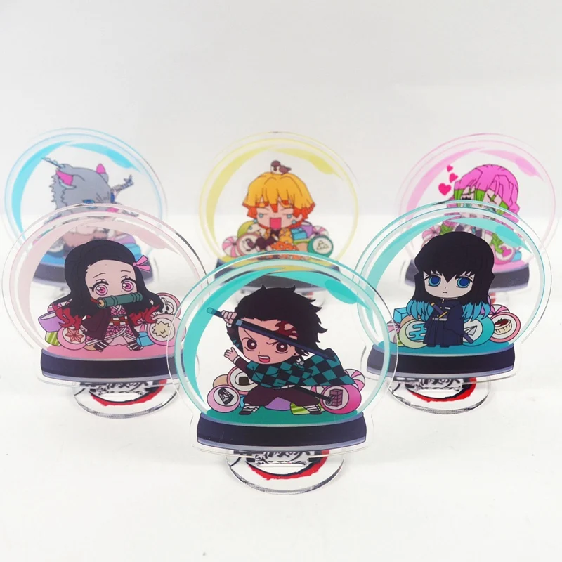 

Anime Demon Slayer: Kimetsu no Yaiba Nezuko Kamado Tanjirou 10cm Acrylic Stand Figure Desktop Decoration Collection Model Plate