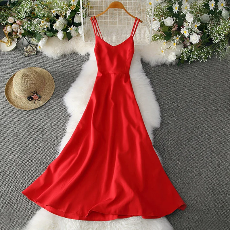 Мальдивы праздничное платье сексуальным вырезом на спине бретелями и v-образным