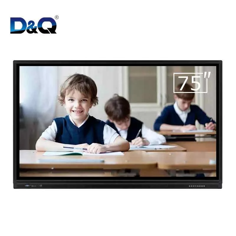 

75 inch led electronic writing portable interactive whiteboard screen display conference machine all in one whiteboard