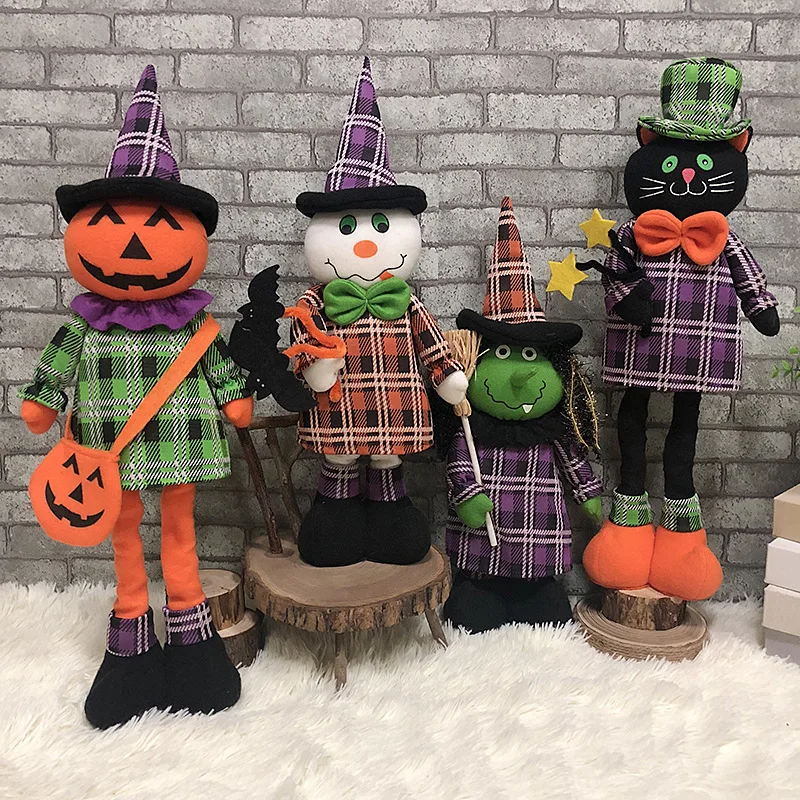 2019 стоя хэллоуинская кукла расширяемые ноги идеальный дом вечерние мультфильм