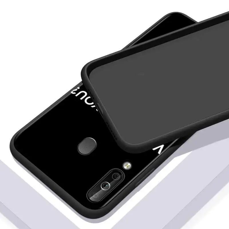 

Japanese Aesthetic Text for Huawei P Smart Z S Plus 2020 2019 Nova 5T 5i 5 4e 4 3i 3e 3 2i Phone Case Bright Black Cover