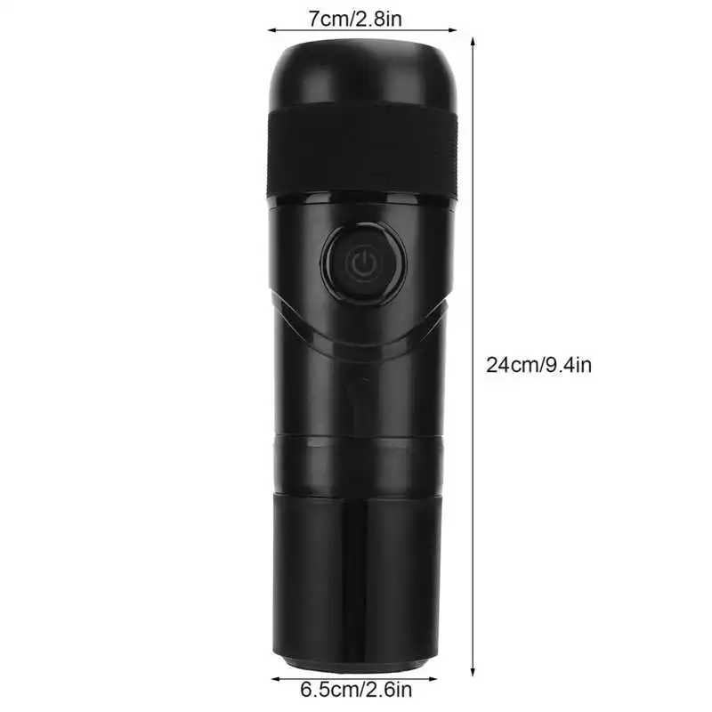 

Portable Travel Coffee Maker Electric Coffee Machine Black USB Cable + Car Cigarette Lighter Power Supply Coffee Machine
