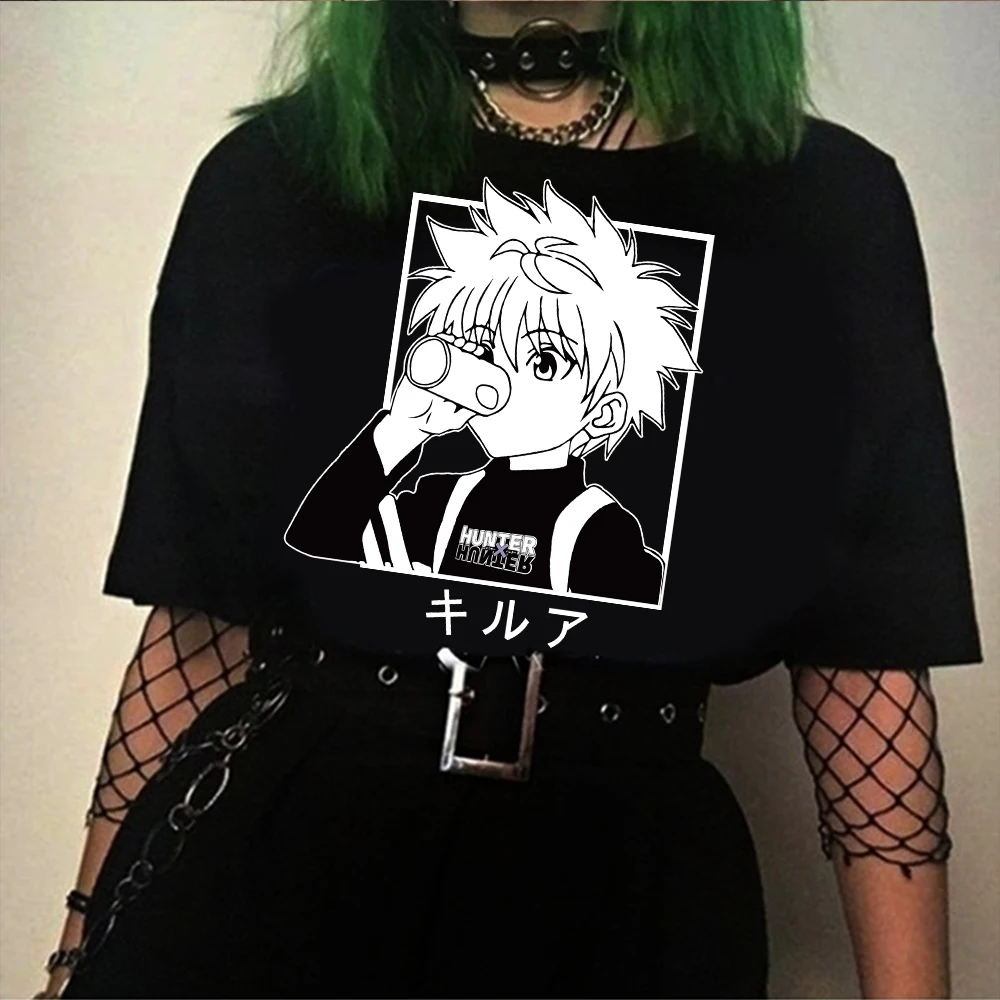 2021 мужские и женские футболки топы милый Hunter X футболка с изображением охотника