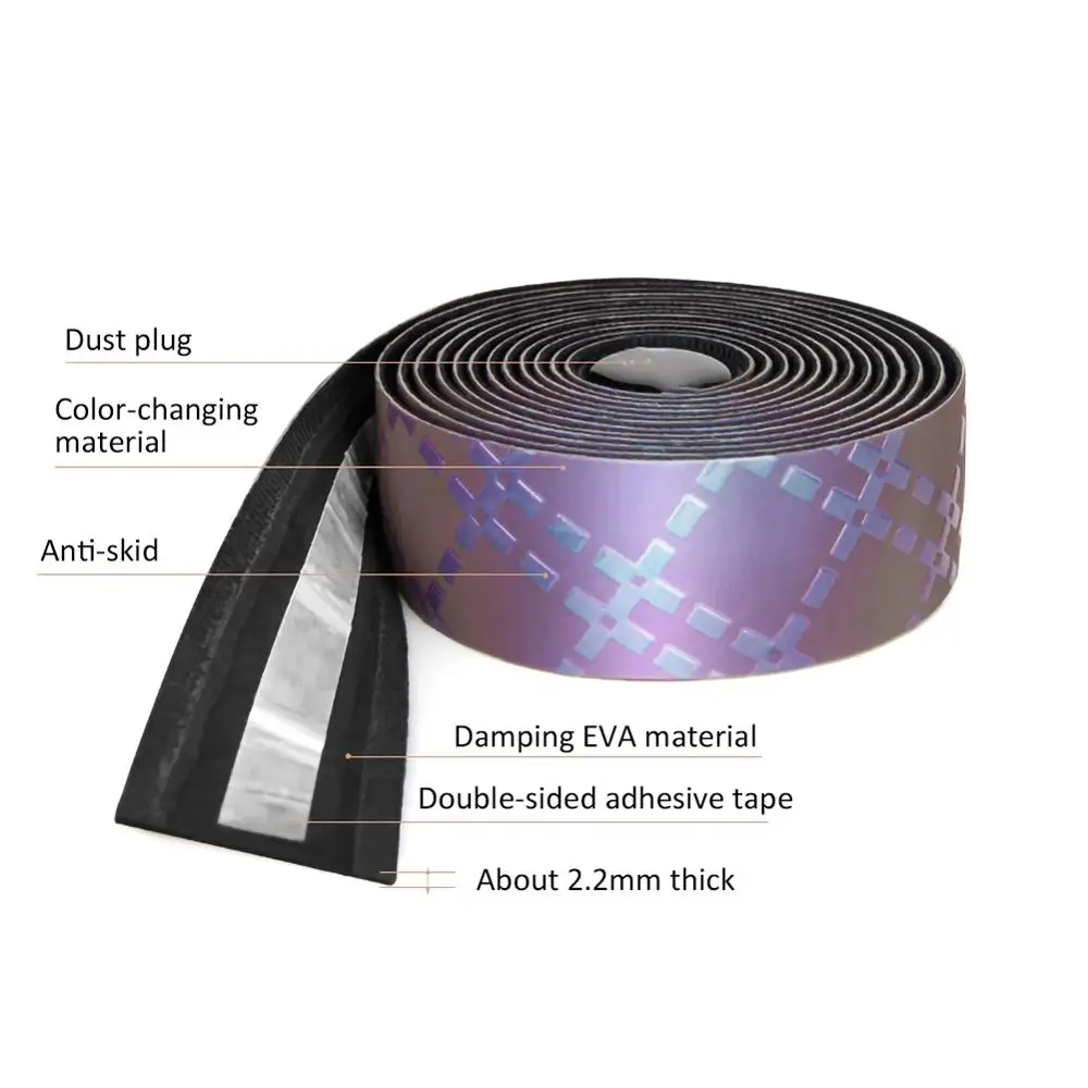 

Gradient Handlebar Belt Road Car Bicycle Non-slip Belt Color-changing Handlebar Tape