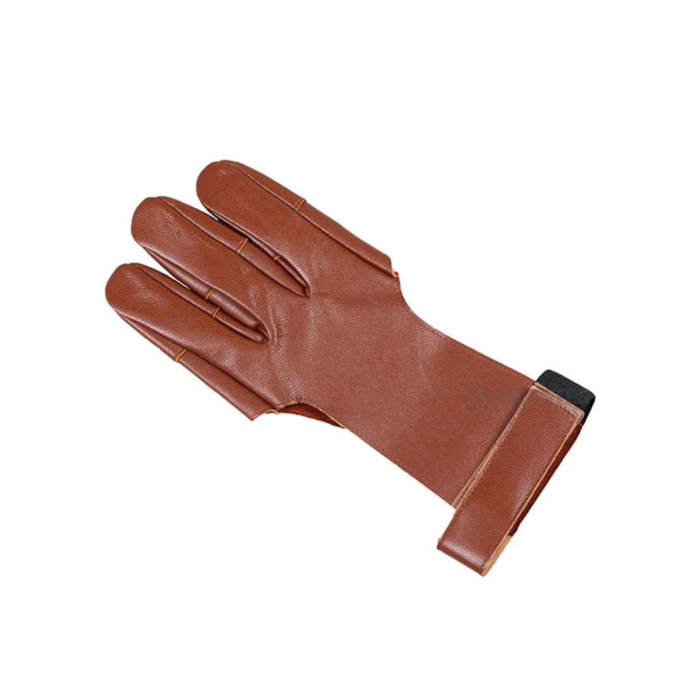 3 пальца защитные кожаные перчатки для стрельбы из лука охотничьи традиционные