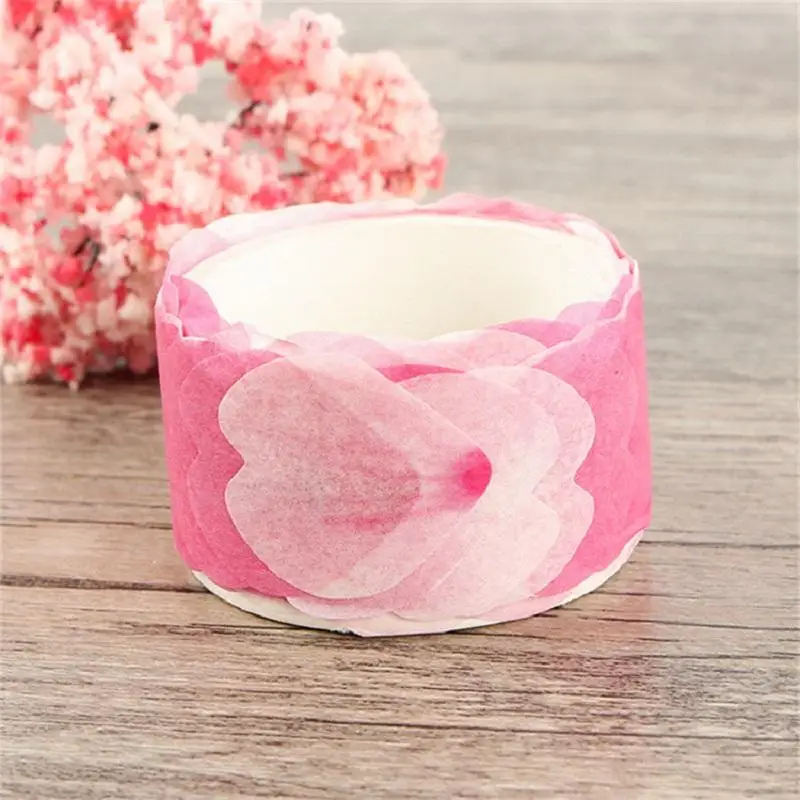 Лента с наклейками в форме лепестка японский наклейки из бумаги васи Стик для