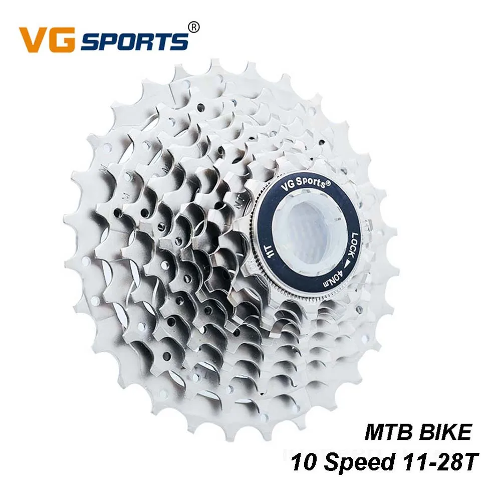 

VG Sports MTB 10 Speed Road Bike Flywheel 11-28T Steel Bicycle Freewheel Mountain Bike Sprocket For Shimano Sram Bicycle Parts