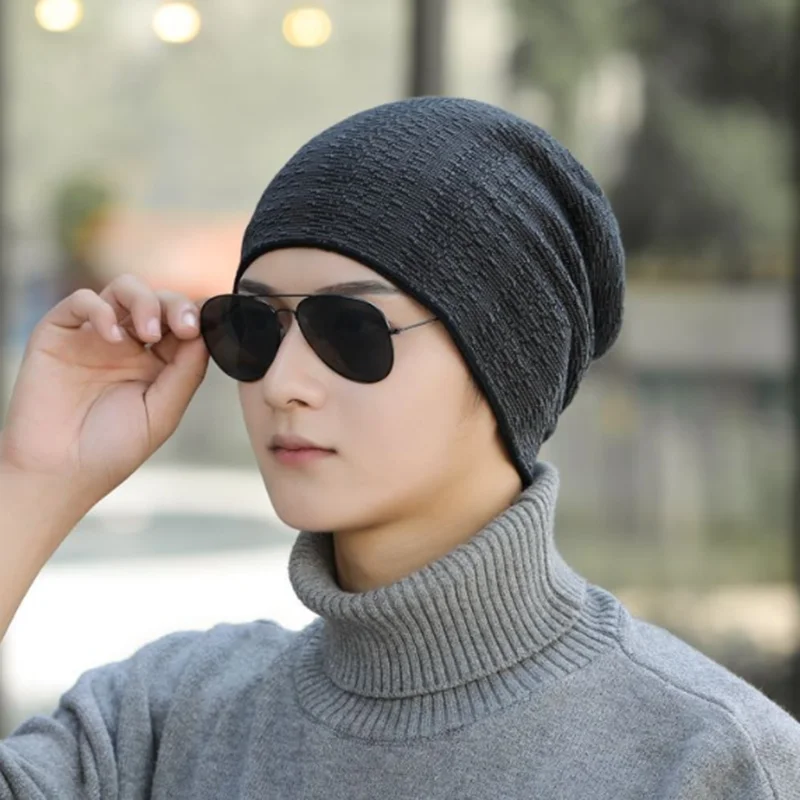 Унисекс Зимние шапки для мужчин и женщин смешанные Цвет дизайн Теплая Лыжная