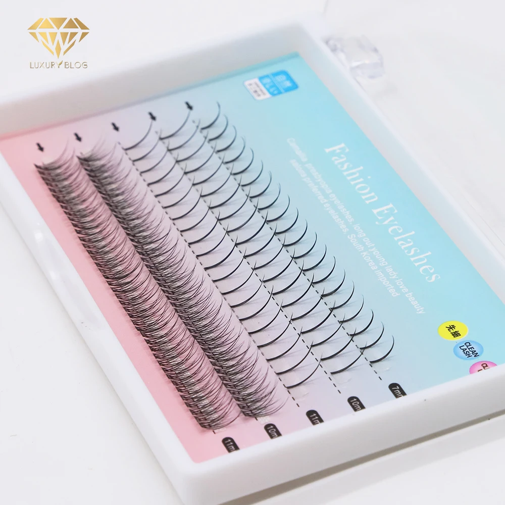 

Premium Individual Volume Fish Tail Lashes Extension Wispy Natural Cluster Fairy Bottom Eyelashes In Bulk Wholesale Mix Length