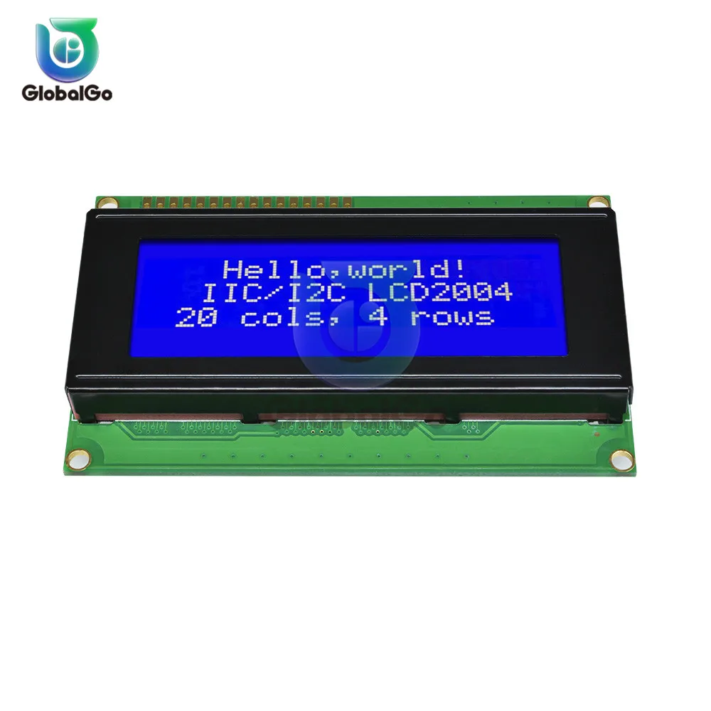 ЖК 2004 2004 20x4 2004A синий/зеленый ЖК-дисплей HD44780 символ IIC/I2C SPI интерфейс адаптер модуль для arduino 3,3 V 5V