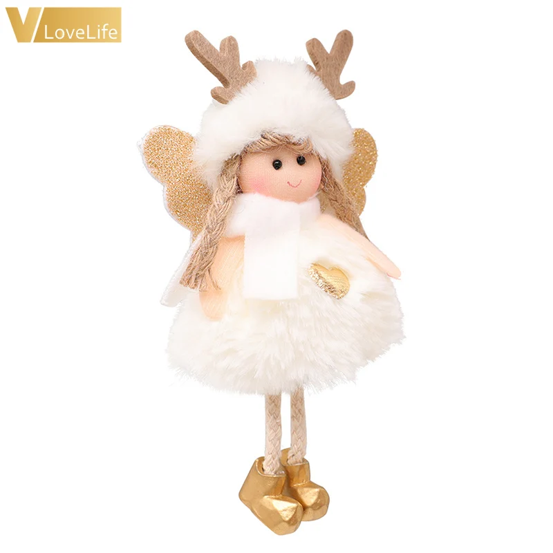 Christmas Doll Pendant Hanging Angel Cute Xmas Tree Decor Merry Decorations for Home Gifts For Kids | Дом и сад