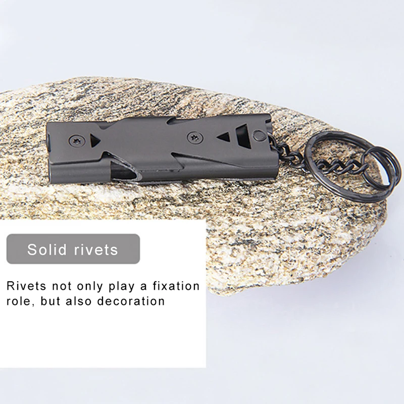 Высокое децибел аварийный свисток для выживания брелок кемпинга пеших прогулок