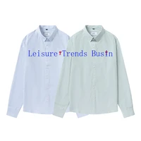 ami alexandre mattiussi 2021 new love cardigan long sleeve fresh sweet single breasted cotton solid color mens and womens shir