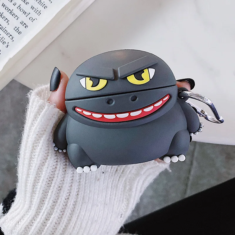 3D чехол для наушников Huawei Freebuds 3 силиконовый милый мультяшный Godzilla Pro чехлы с