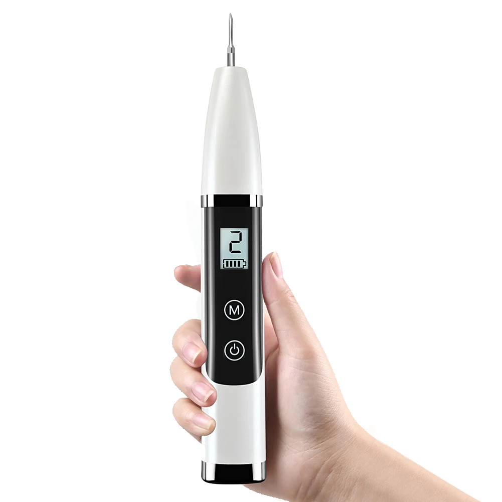 

Portable Dental Calculus Remover Electric Dental Scaler LED Light Ultrasonic Tooth Cleaner Household Whiten Teeth Scaling Tool