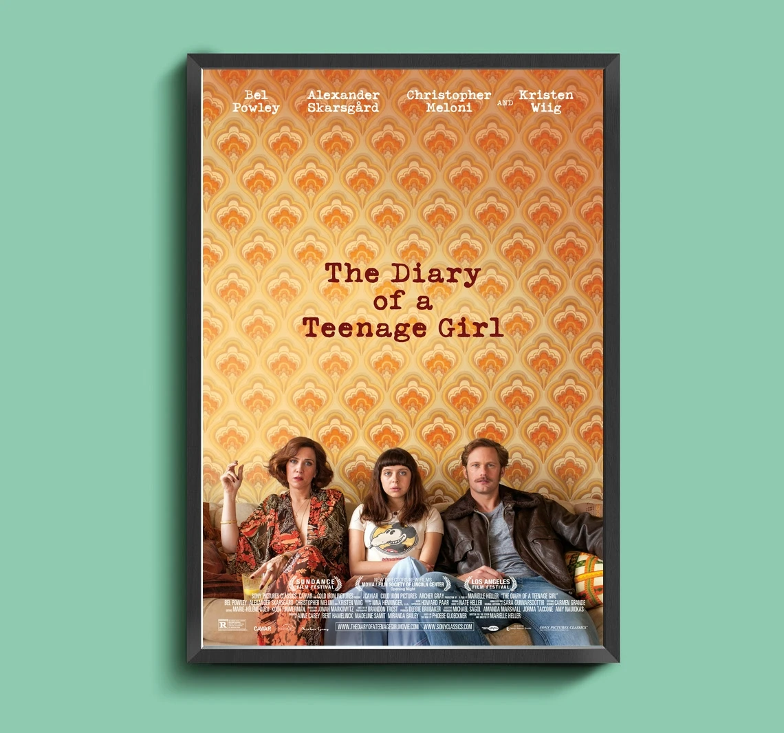 

Дневник для девочек-подростков, Постер для фильмов, домашний классический кинопостер на холсте (без рамки)