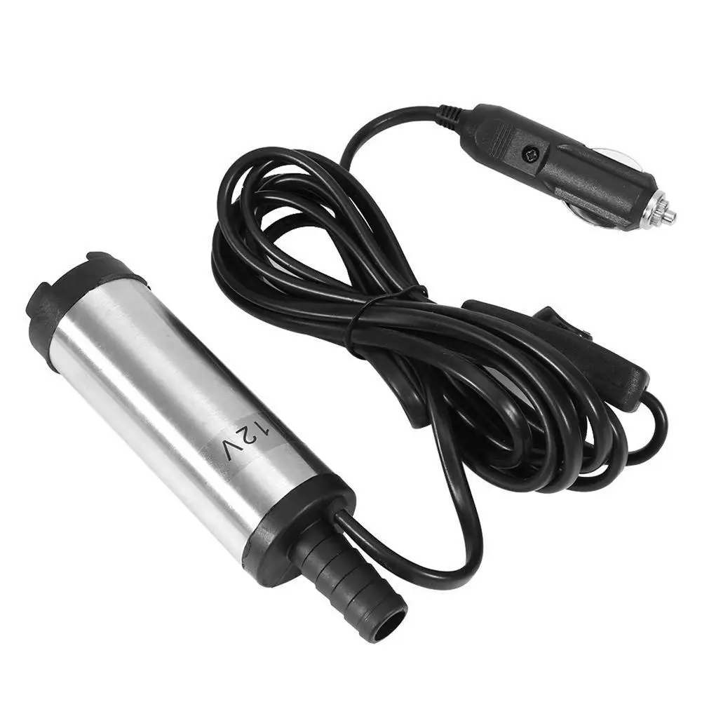 

12V 24V 38mm Electric Stainless Steel DC Fuel Pump Portable Submersible Pump Diesel Pump Transfer Pump 12L/min Oil Engine Pump