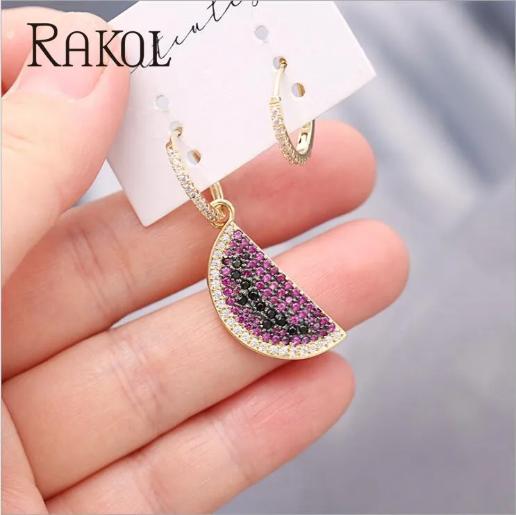 Женские вечерние Серьги С КАКТУСОМ RAKOL сережки в форме кактуса с кубическим