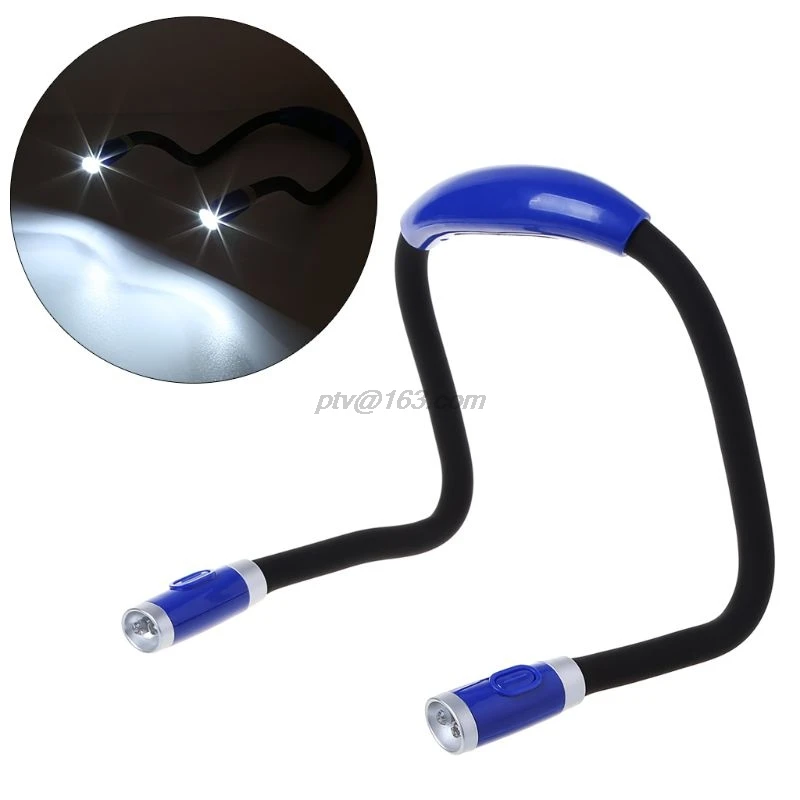 Перезаряжаемый светодиодный светильник для чтения книг с гибкими