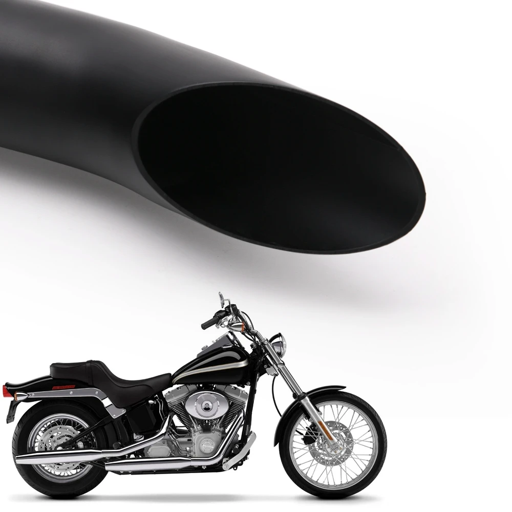 Мотоцикл новый нержавеющая сталь 2 &quotперетащите выхлопной трубы для Harley Softail Touring