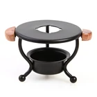 Поздравительная открытка с оленем, палочка для плавления клея, палочка для печати восковой печи, горшок, деревянный огненный лак, маленькая плавильная печь